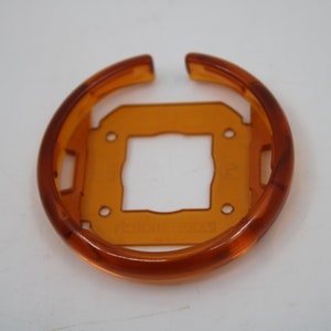 1990s, Vintage Pop Swatch Ring, Brand New unused, NEW OLD STOCK, orange / brown