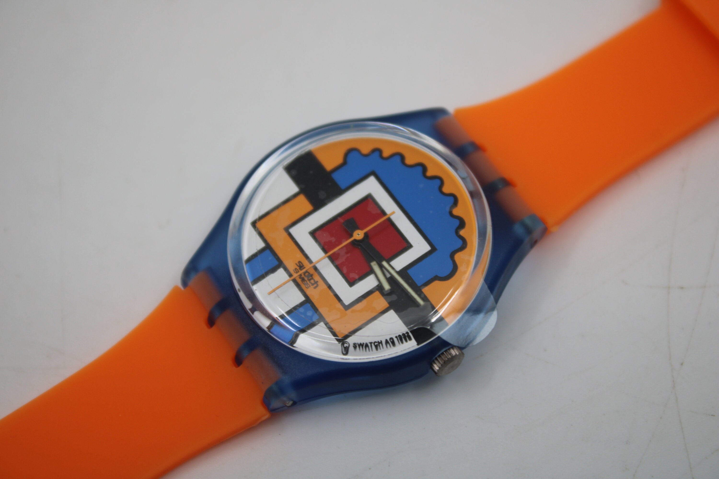 Swatch Watch - GN129 - PAELLA 1993 Gents Swatch  main image 3