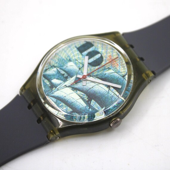 1991 Vintage Swatch Watch 'mark', GM106, Working 100% MINT