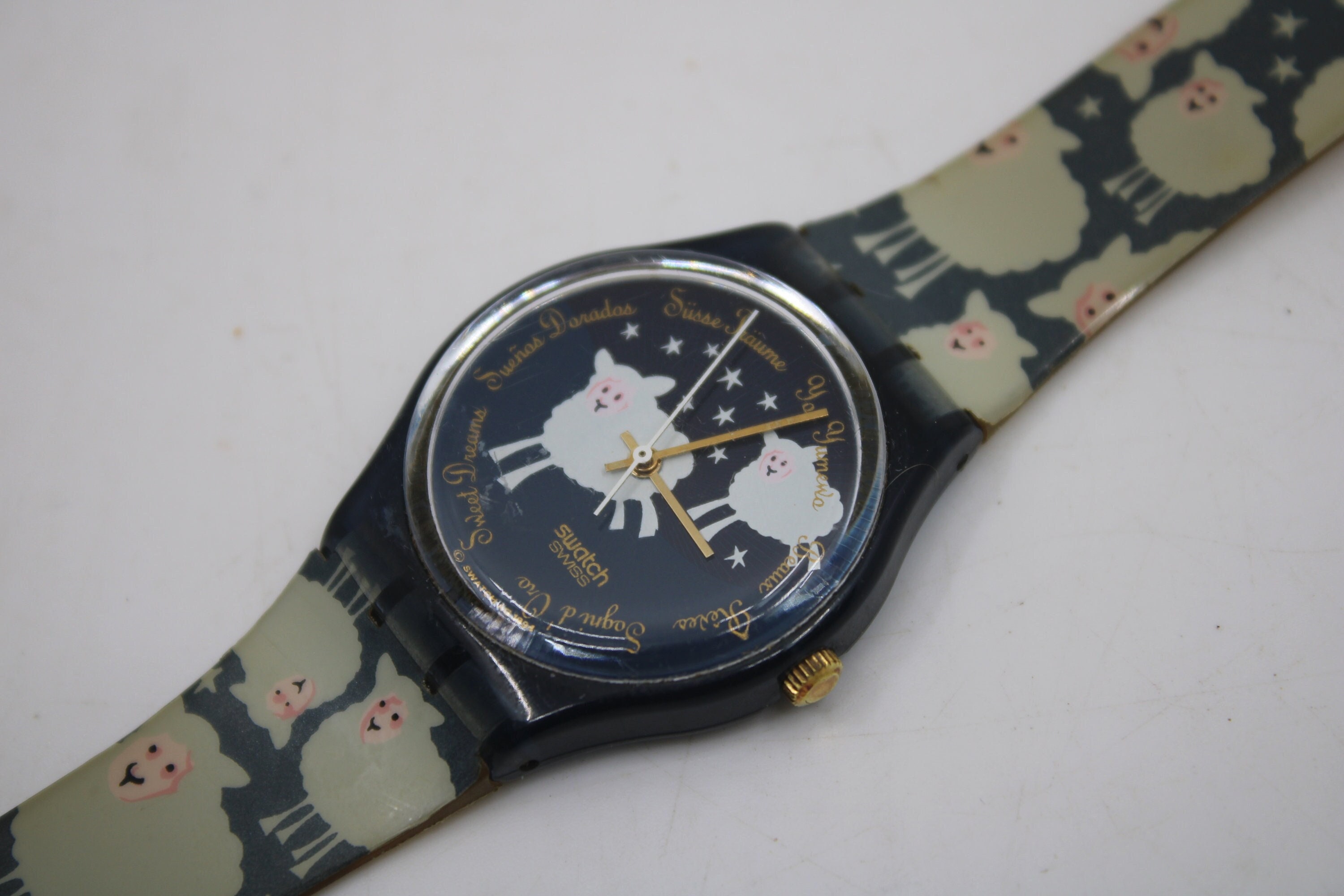 1995, Swatch, Gents, 'black Sheep', GN150, Nice, Used Condition