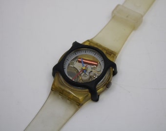 1980s Vintage Swatch Guard Too SMALL 25mm Used In Perfect Condition for LADIES Swatch Watch NOT included in Sale Guard only