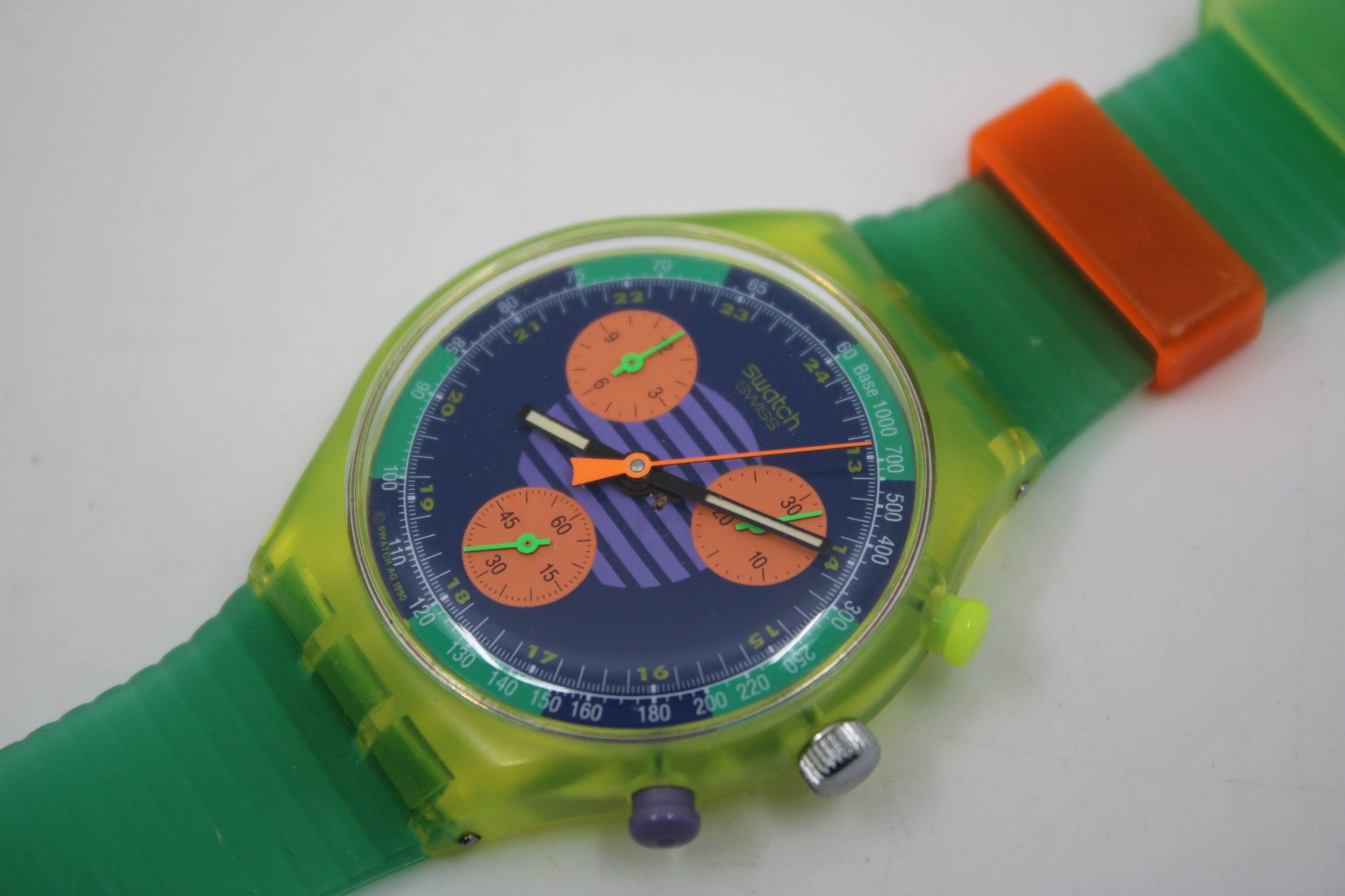 時計 Swatch SCJ100 NEO WAVE Swatch Neo Wave 1991 wristwatch, Near Mint, SCJ100