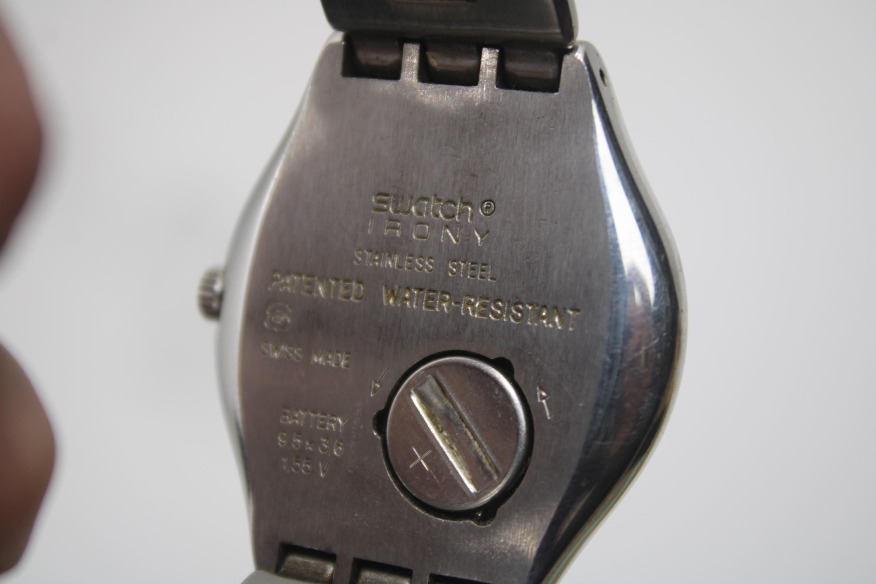 Swatch Irony, 'mahagany' YGS717G, No Box, Original Strap, Working
