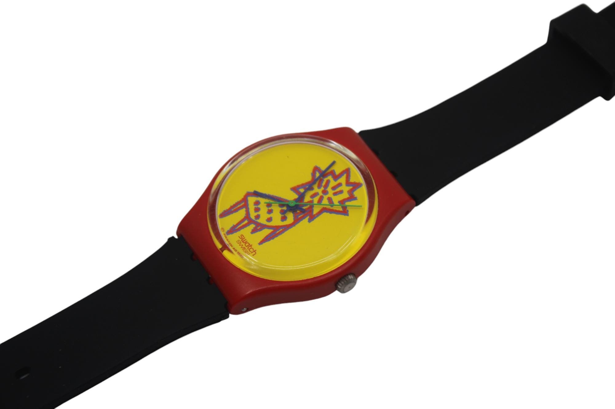 Swatch Watch - GR115 - DOTCHAIR 1993 Vintage Swatch Watch  main image 2