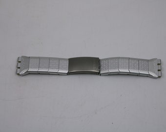 Vintage Swatch Strap, 'Straight Edge', YCS1006, Irony Chrono, 19mm, NEW OLD STOCK, Never Used