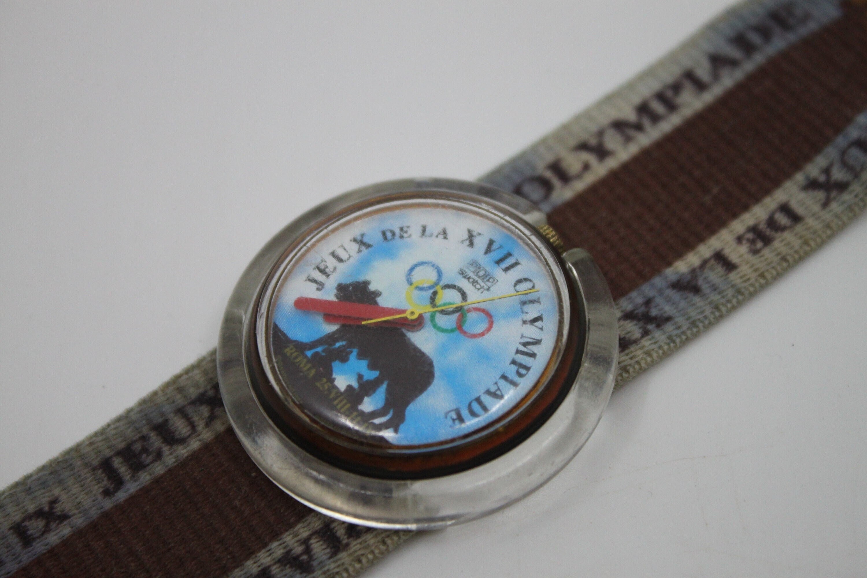 Swatch, Popswatch, 1994, 'roma 1960', PMZ101, Used Condition Swatch, Popswatch, 1994, 'roma 1960', PMZ101, Used Condition