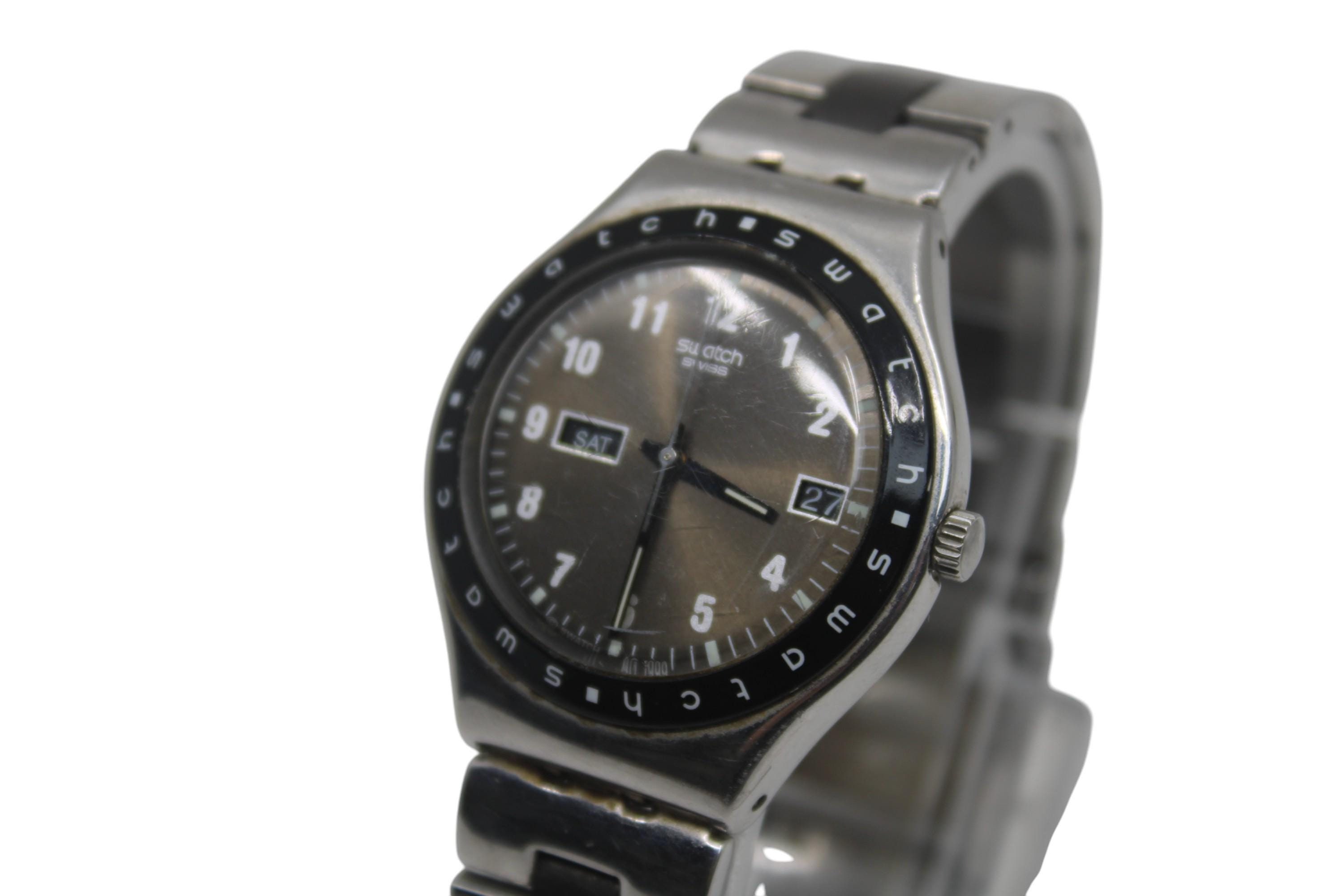 Swatch Irony, 'mahagany' YGS717G, No Box, Original Strap, Working