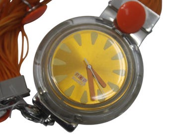 Vintage PMK153 Pop Swatch, Tournesol, NO Box, Working Fine, Very