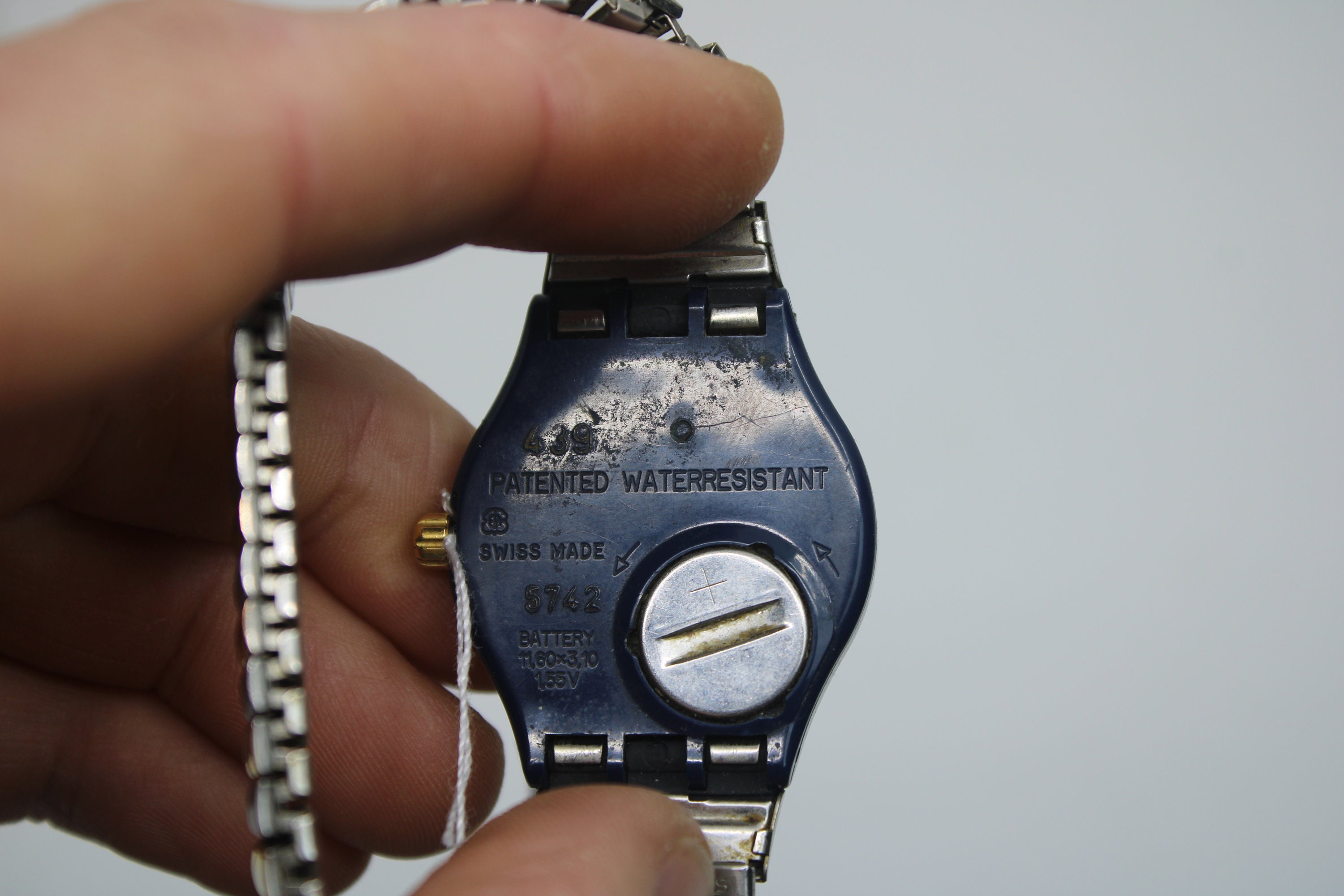 ヴィンテージswatch1994「ダブルラン-ストップウォッチ」訳あり ヴィンテージswatch1994「ダブルラン-ストップウォッチ」訳あり