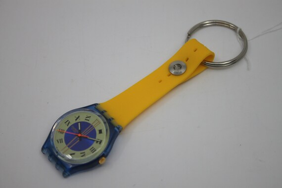Unique, Vintage Swatch Keychain, GN130, 1993, 'master', Made From
