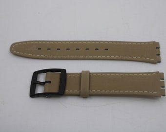 bracelet Swatch Skin vintage, 'Desertic', SFC100, New Old Stock, jamais porté, bracelet en cuir