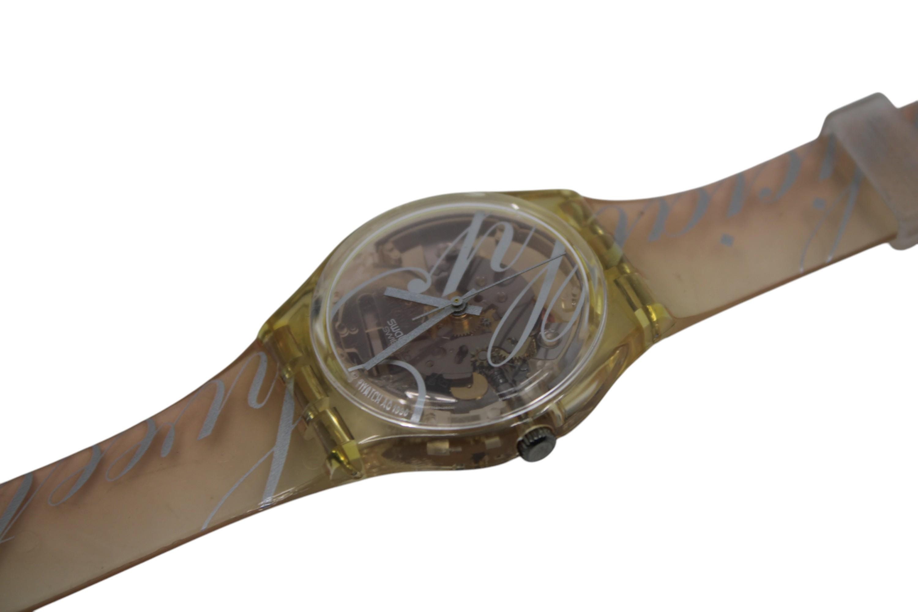 Swatch Gent Vintage Collection (1997) GR132 Sweetened Watch Collector SWISS 90s 1997, Vintage Gents Swatch,  main image 3