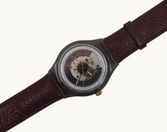 Vintage Automatic Swatch SAM100, Rubin, New Old Stock, Never Used