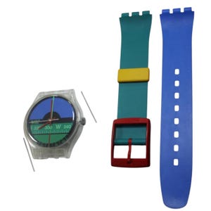 1987 Maxi Swatch, Nautilus, MGK102 unique, very good condition, Super Rare Vintage Wall clock