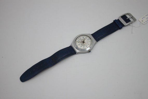 希少 美品 Swatch Irony 1996 YGS1002 腕時計 ブルー｜時計