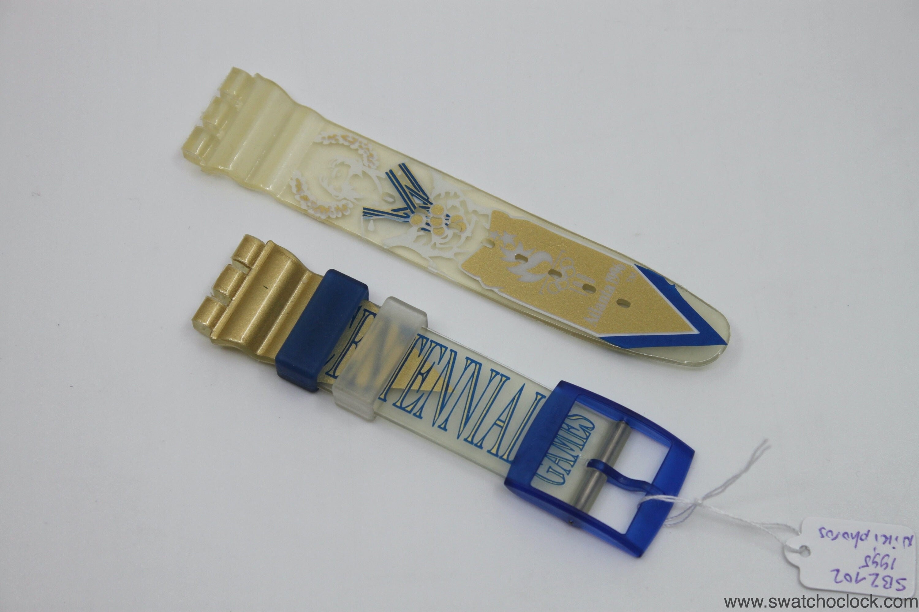 1995, Vintage Swatch Strap, 'niki Phoros', SBZ102, 19mm