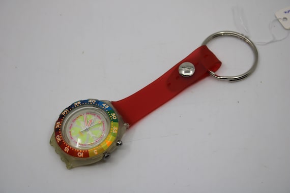 Unique, Vintage Swatch Keychain, SDK902, 1995, 