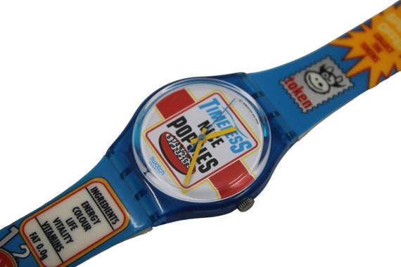 1996 Vintage Gents Swatch 'good Morning' GN156, Near Mint