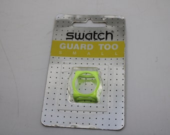 Swatch Guard Too SMALL (25mm), Never Used, for LADIES Swatch, color YELLOW, Watch NoT included in Sale, Guard only