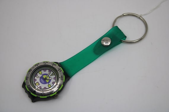 Unique, Vintage Swatch Keychain, SDB103, 1993, 'B… - image 1
