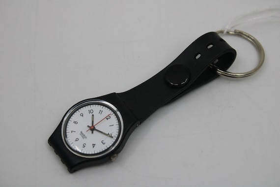 Unique, Vintage Swatch Keychain, LB114, 1987, 'Cl… - image 1