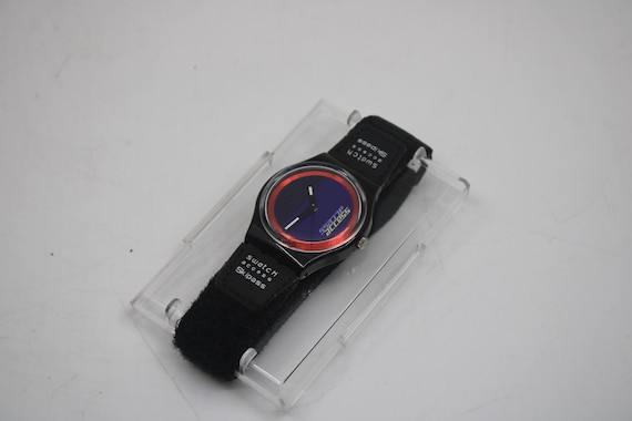Vintage Gents Access Swatch 'Double Loop' SKB100,… - image 1