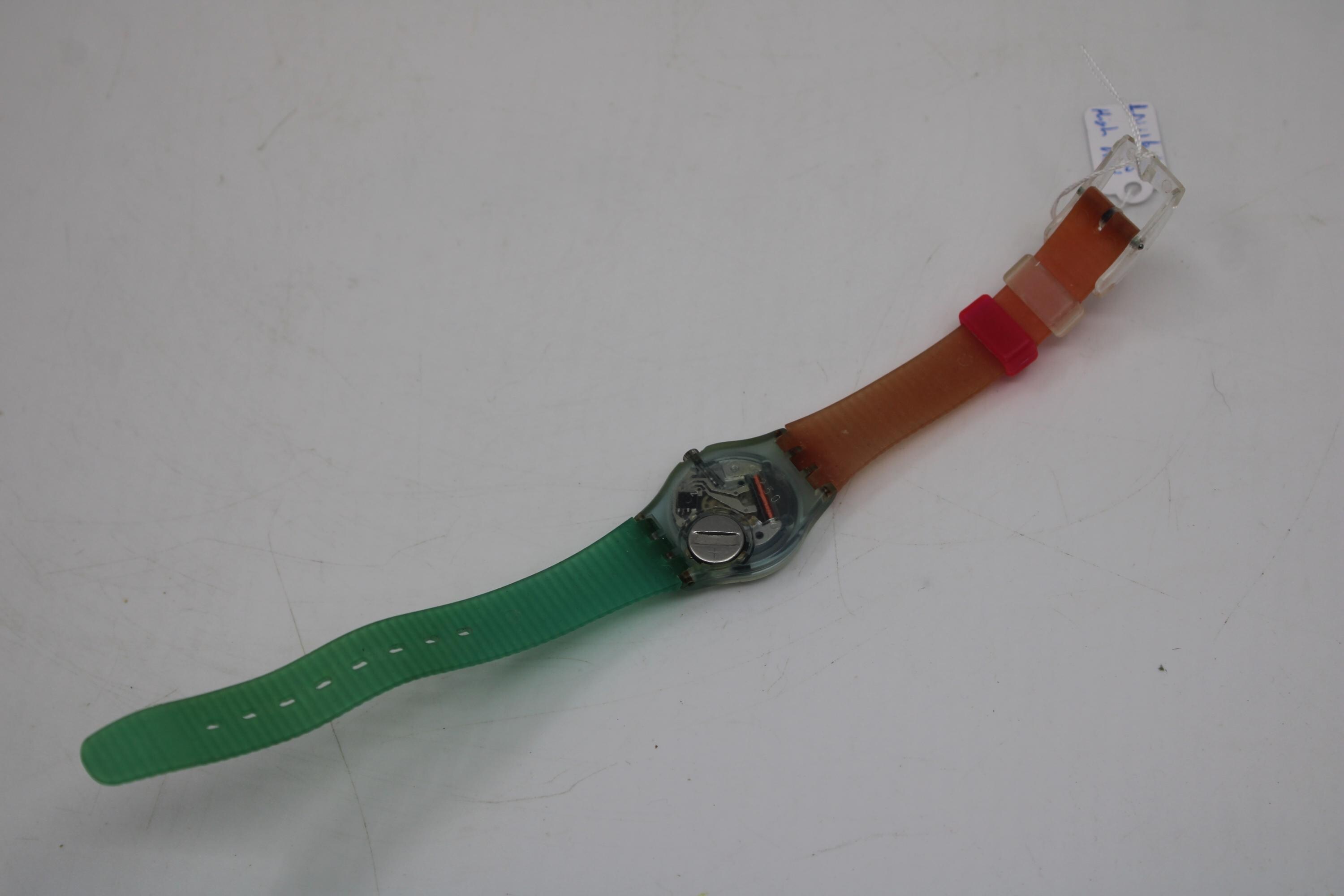 ?FINAL ?SWATCH STANDARD Lady 1992. 
LN116-HIGH HEEL MINT COND & ALL DOCS 1992  main image 3