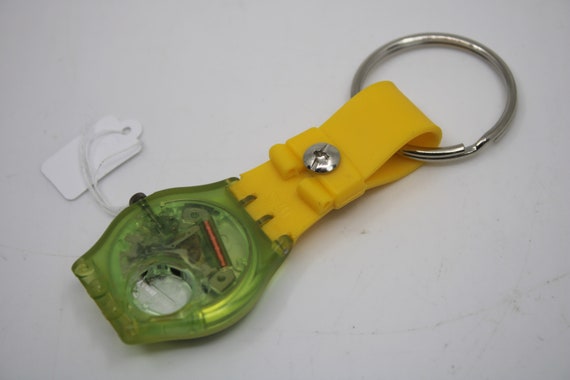 Unique, Vintage Swatch Keychain, GG116, 1992, 'Fr… - image 3
