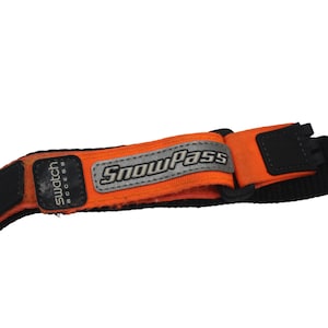 1998 Fint, begagnat skick 17 mm Swatch kardborreband, SKO100L, Ski Patrol