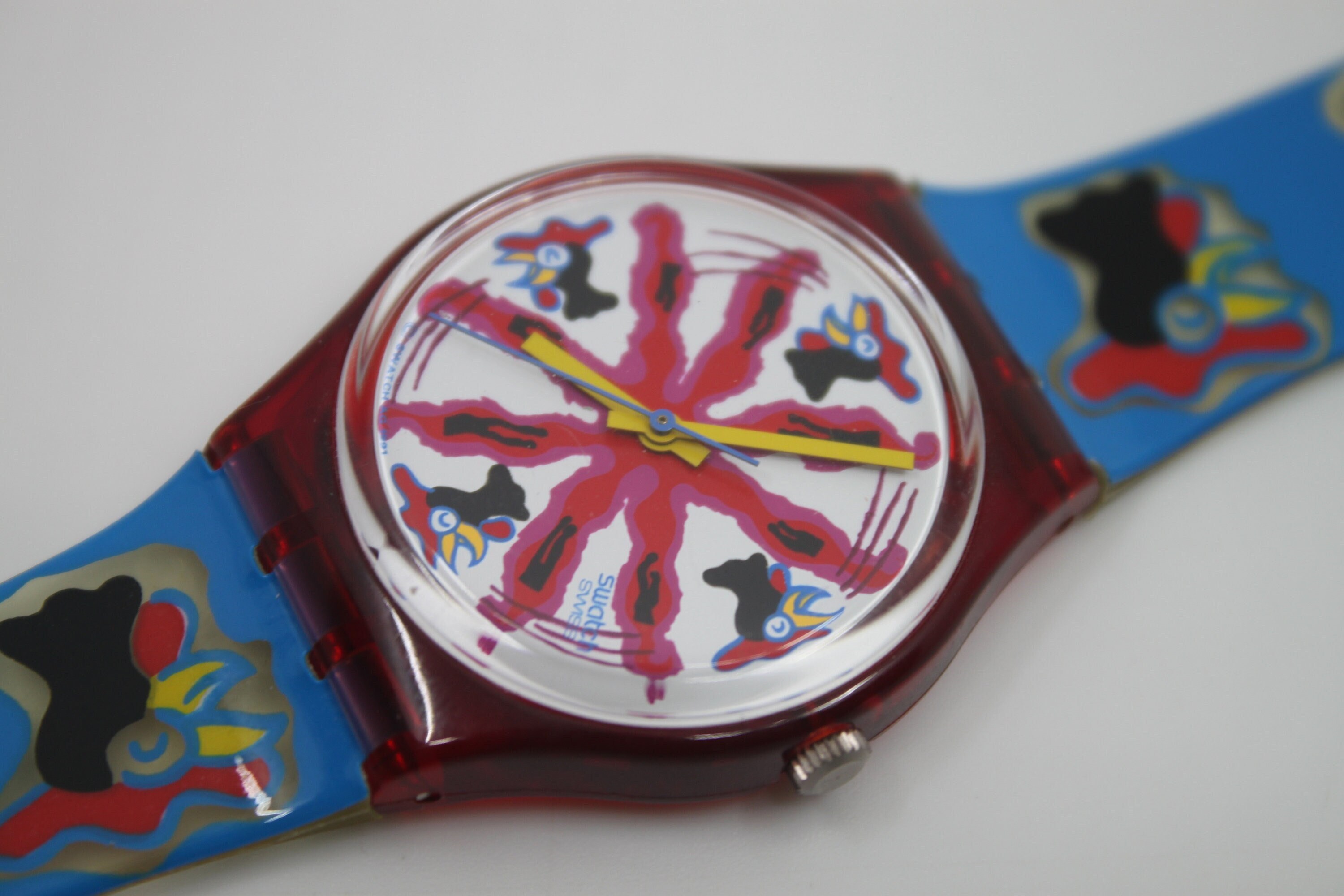 MAXI SWATCH 掛け時計 チッチリッチ