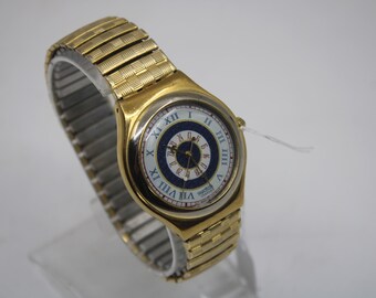 スウォッチ アイロニー、「サング ブルー」YGG102、オリジナル