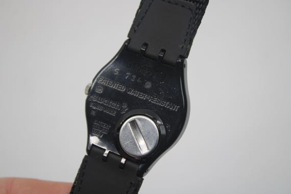 Vintage Gents Access Swatch 'Double Loop' SKB100,… - image 4