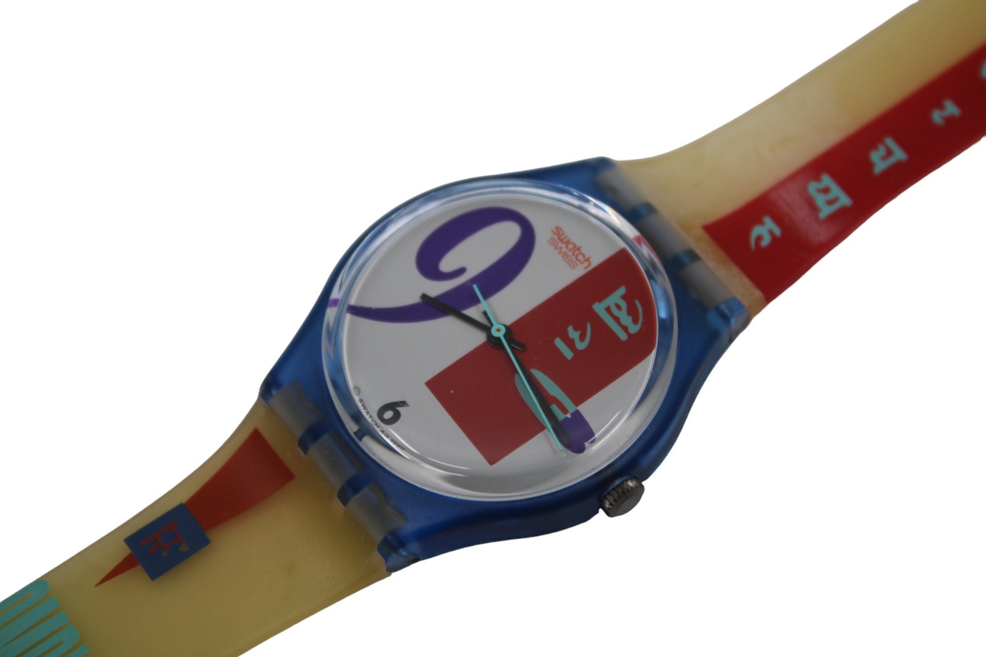 Swatch Watch - GN112 - BOLD FACE SWATCH GN112 BOLD FACE DESIGNER QUARTZ WATCH IN BOX | eBay main image 2