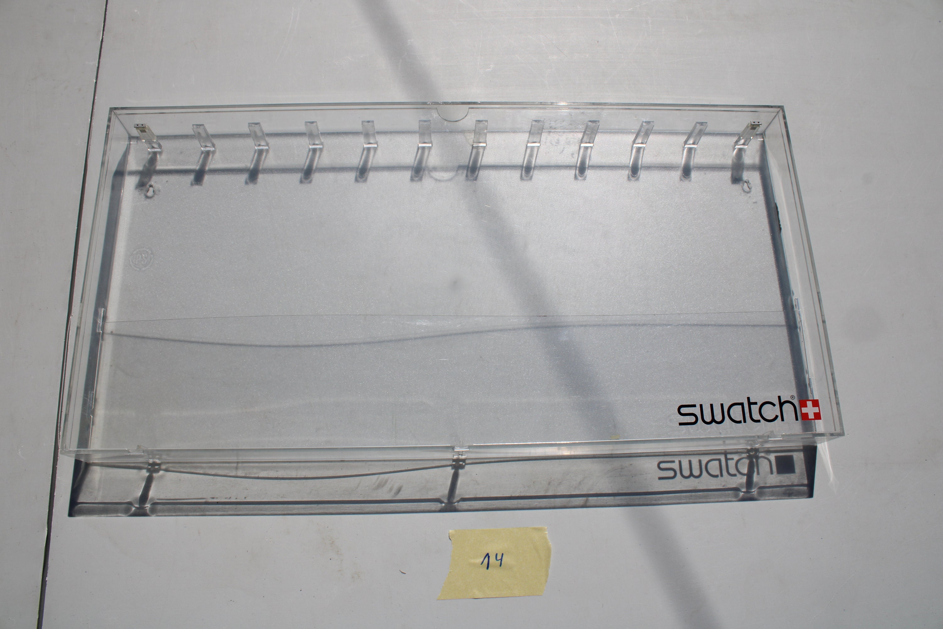 RARE Original and Vintage Swatch Display Case for 12 Watches