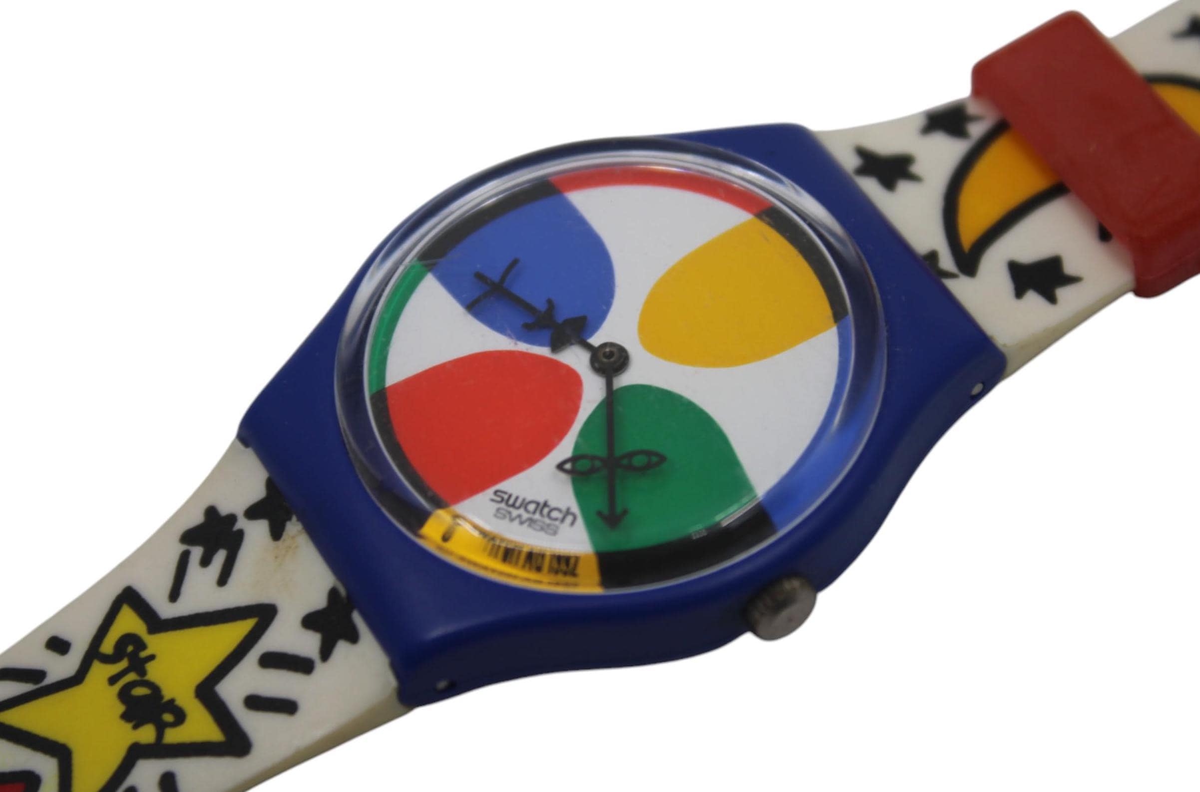 swatch 4本 まとめ売り 自動巻き クォーツ 1991 1992 1993 1993 Vintage Gents Swatch 'space People' GN134, Nice, Used