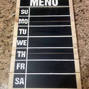 Weekly Menu