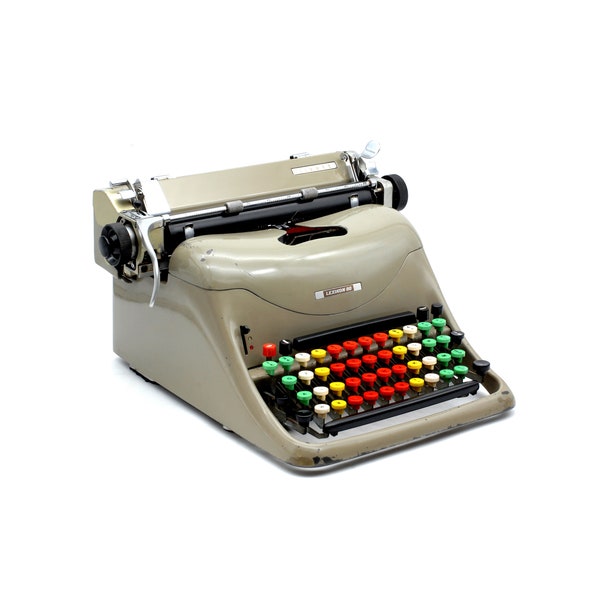 Olivetti Lexicon 80 Special Edidion "Scuola" - Rarity!  -  Beige Standard Typewriter