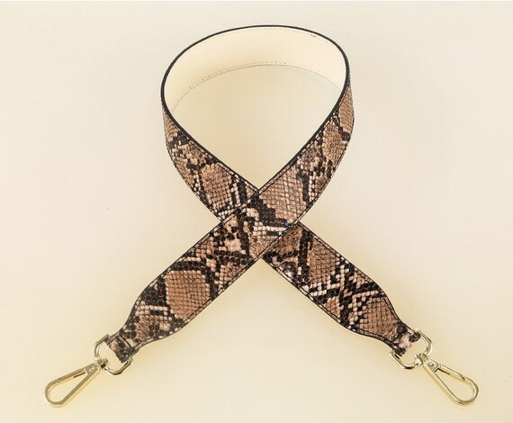snakeskin purse strap