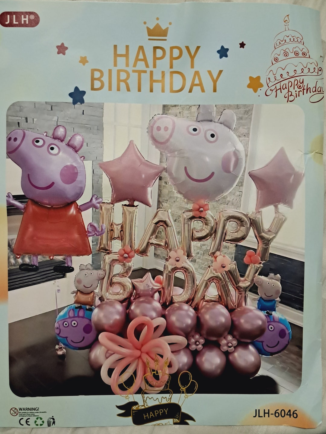 Peppa Pig Theme Birthday Decoration Combo Pack Etsy