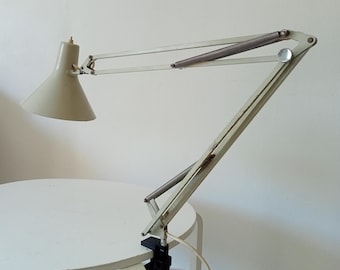 Luxo industrial architect's lamp by Jacob Jacobsen, 1960s; Scandinavian architect's lamp, 1960s