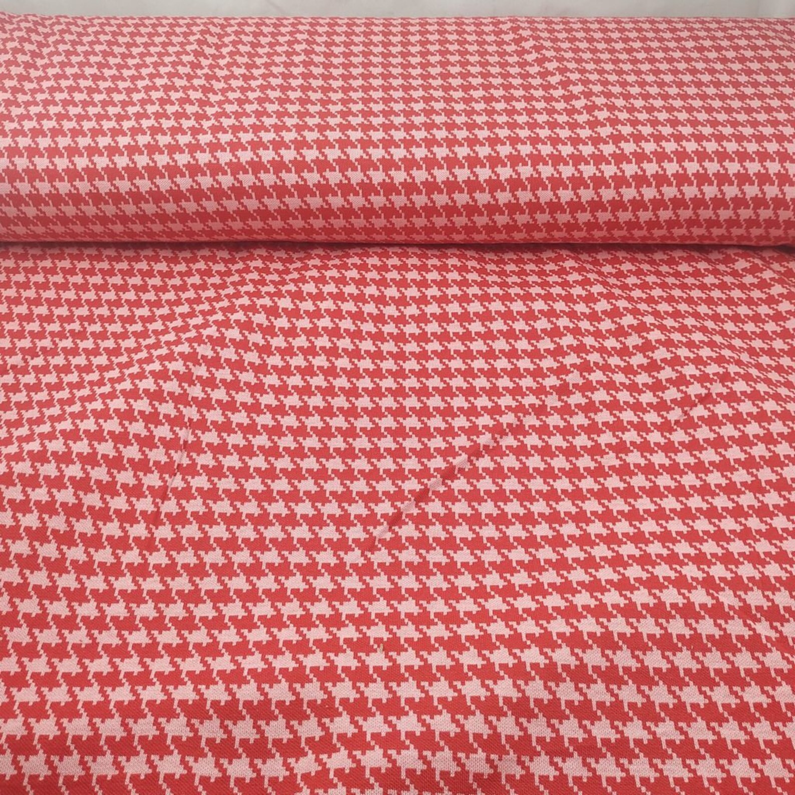 Organic Cotton Jacquard Fabric and Crow's Foot Print in Etsy