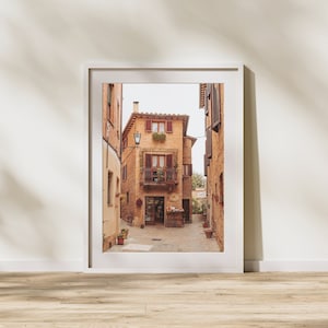 Italy Village Print - Italian Countryside - Tuscany Print - Travel Poster - Italy Photography - Rustic Print - Europe Wall Art