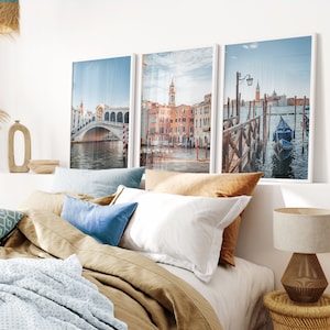Venice Set of 3 Prints - Venice Gondola Poster - Italy Print -Venice Poster - Italy Wall Art - Venice Print - Italy Photo - Digital Download