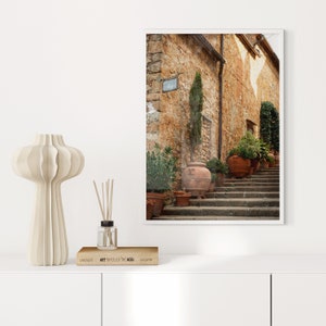 Terracotta Print- Tuscany Wall Art  - Italy Countryside - Italy Printable Art – Italy Architecture - Italy Wall Art - Instant Download
