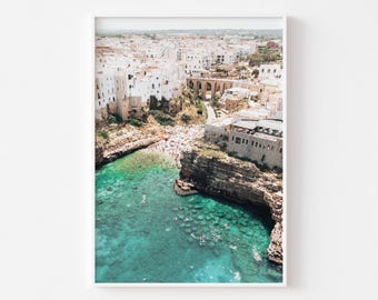 Italy Coastal Print - Mediterranean Wall Art -  Puglia Photography - Dolce Far Niente - Beach Summer Print - Digital Download