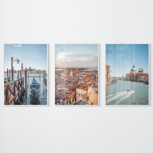 Venice Set of 3 Prints - Venice Poster - Italy Print -Venice Poster - Italy Wall Art - Venice Print - Italy Photo - Digital Download