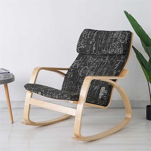 Varies Pattern Poang Rocking chair Cover, Ikea Poang Chair Cover, Ikea Poang Slipcover, Ikea Poang Cover, Poang Chair Slipcover,