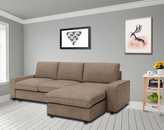IKEA Kivik 3 シート 寝椅子カバー付き、Kivik 交換用カバー、Ikea