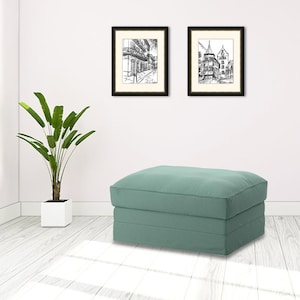 Sofabezug für IKEA Gronlid Footstool, IKEA Schonbezug, Gronlid Footstool Bezug, Gronlid Ottoman Cover Custom Made Cover