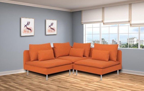 Soderhamn Cover, Ikea Soderhamn 3 Seats Corner Section Sofa Cover